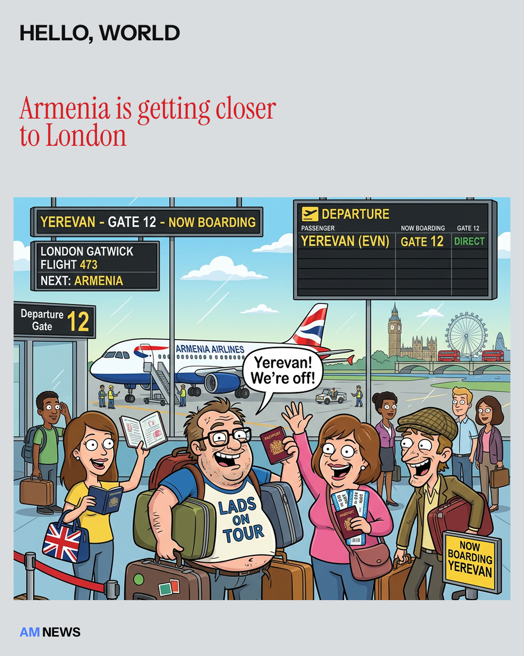Armenia is getting closer to London