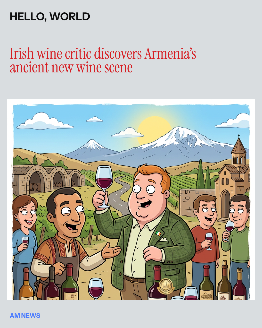 Irish wine critic discovers Armenia’s wine scene