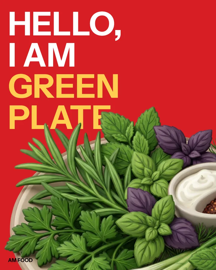 Hello, I am Green Plate